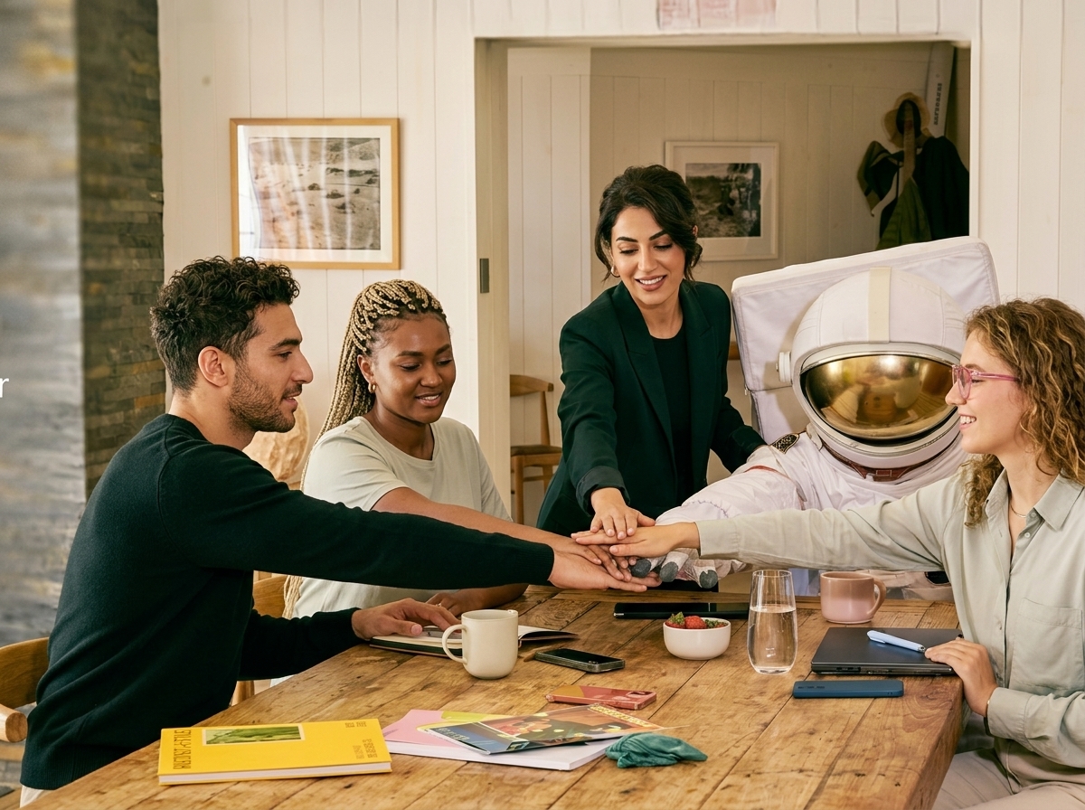 The Pivot team working together